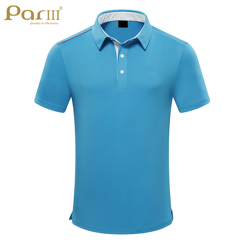 Golf performance polo shirts for men