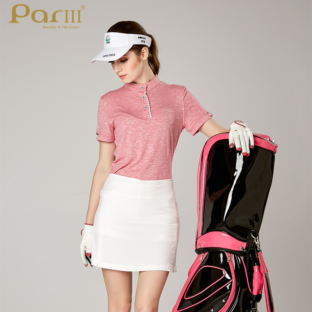 Golf performance polo shirts for women