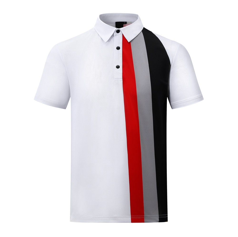 Golf performance polo shirts for men