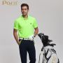 Golf performance polo shirts for men