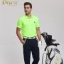 Golf performance polo shirts for men