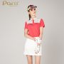 Golf performance polo shirts for women