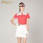 Golf performance polo shirts for women