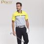 Golf performance polo shirts for men