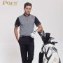 Golf performance polo shirts for men