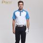 Golf performance polo shirts for men