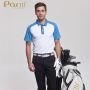 Golf performance polo shirts for men