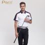 Golf performance polo shirts for men
