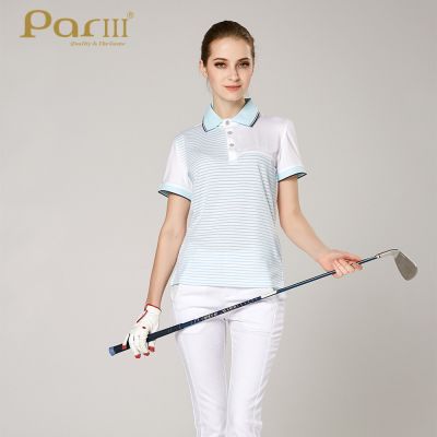 Golf performance polo shirts for women