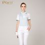 Golf performance polo shirts for women