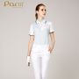 Golf performance polo shirts for women